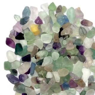 Натуральный камень Флюорит зелено-фиолетовый, 100г