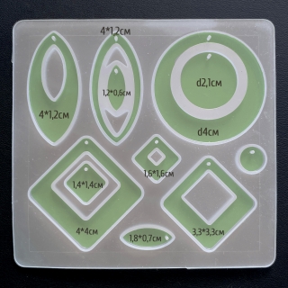 Набор для создания сережек, 9х9см
