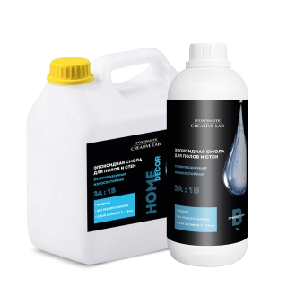 Эпоксидная смола для полов и стен Creative Lab (до 1,5см слой)