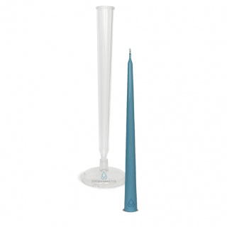 Пластиковая форма для изготовления свечей конус, d3х36см